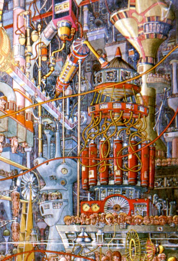 Detail 2 of "The People Factory"&nbsp;by Ernest Ruckle