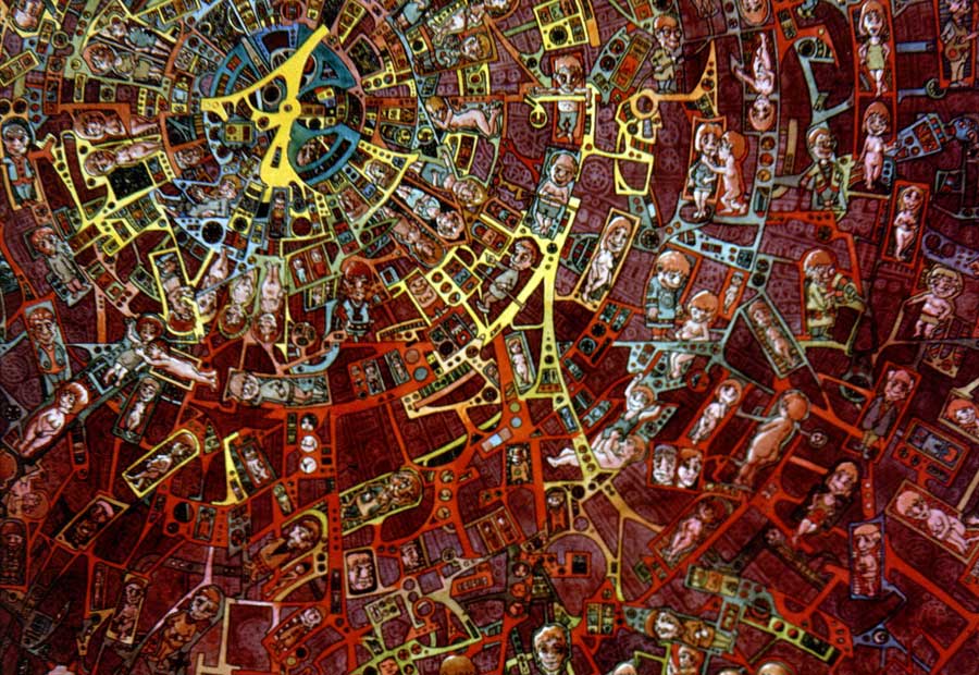 Detail of "Watch-Fleas"&nbsp;by Ernest Ruckle